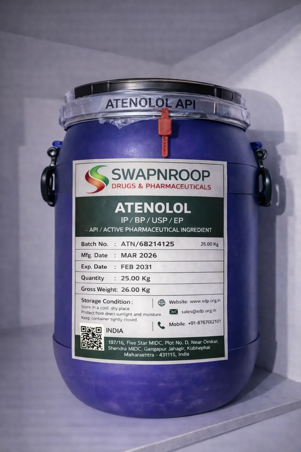 Atenolol API