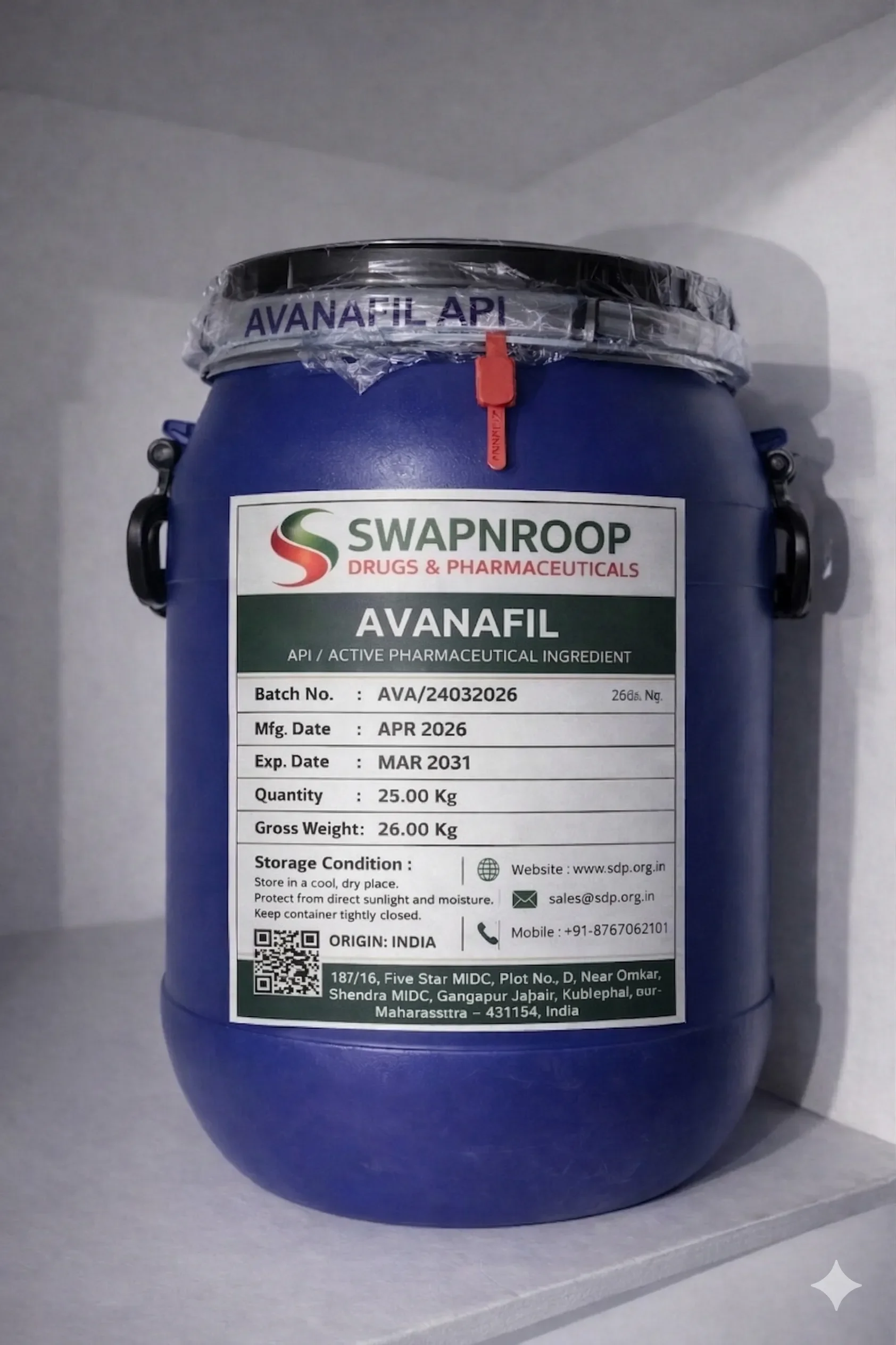 Avanafil API
