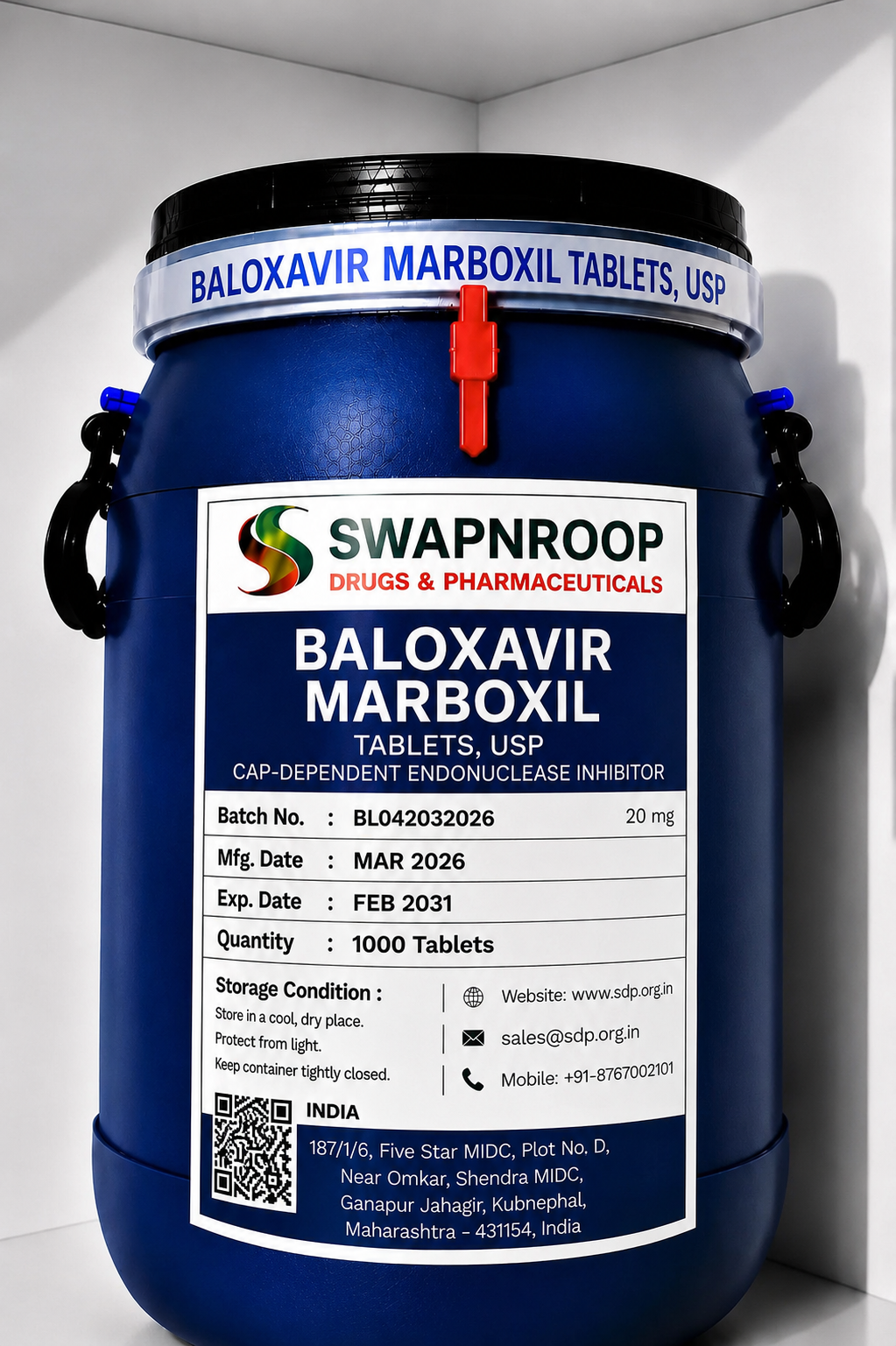Baloxavir Marboxil API