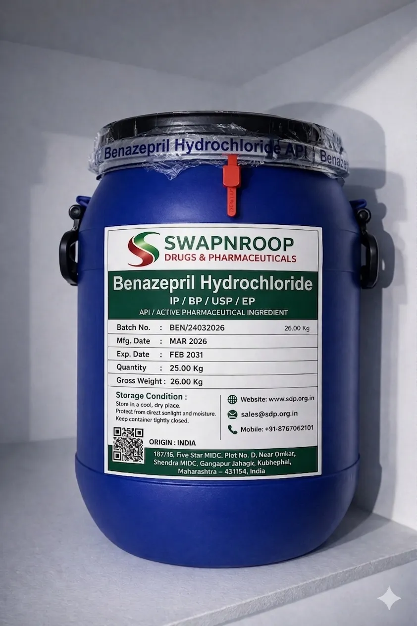 Benazepril Hydrochloride API
