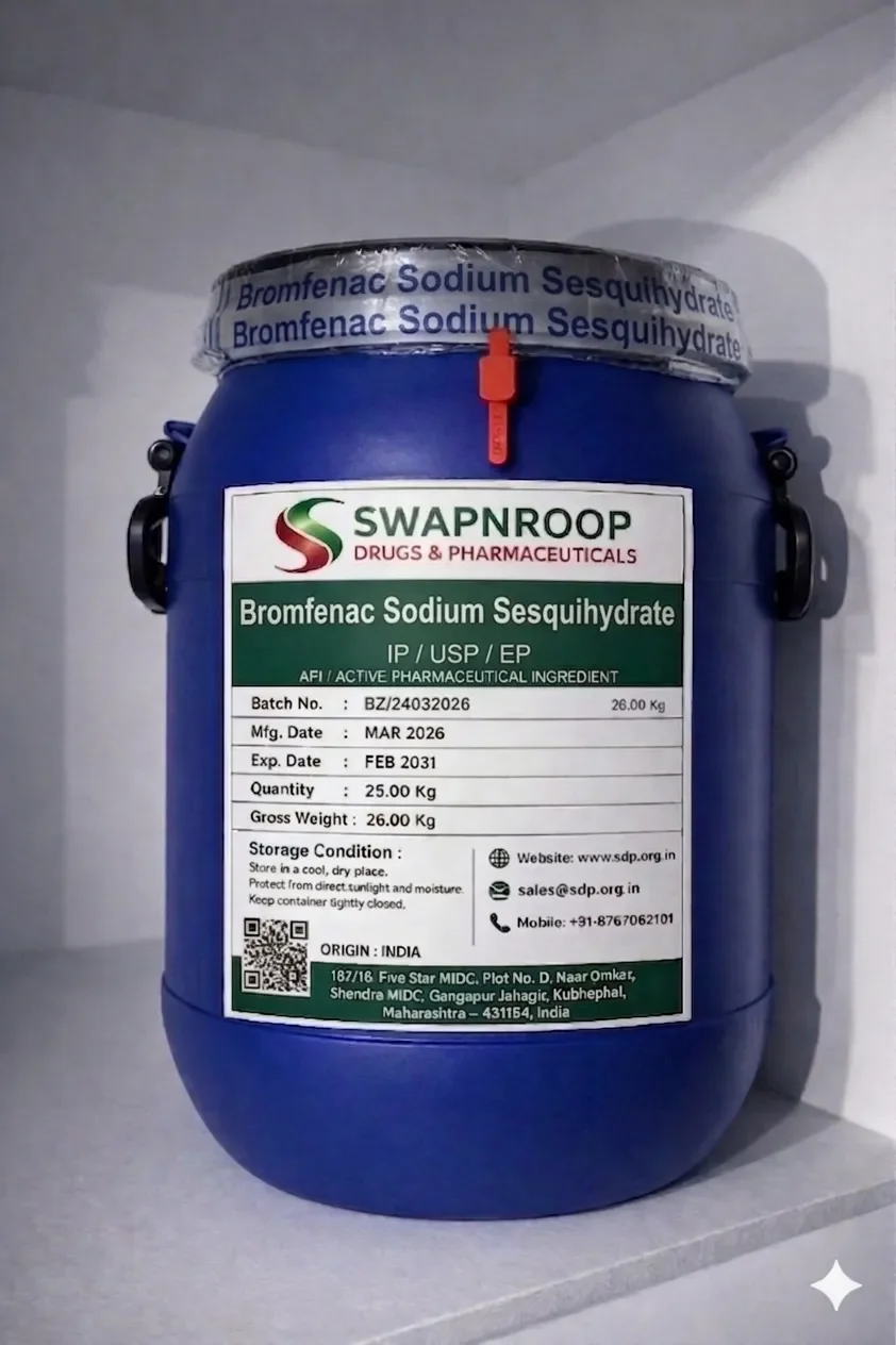 Bromfenac Sodium Sesquihydrate API