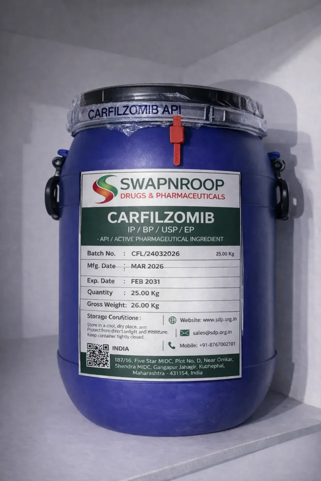 Carfilzomib API (IP/BP/EP/USP)