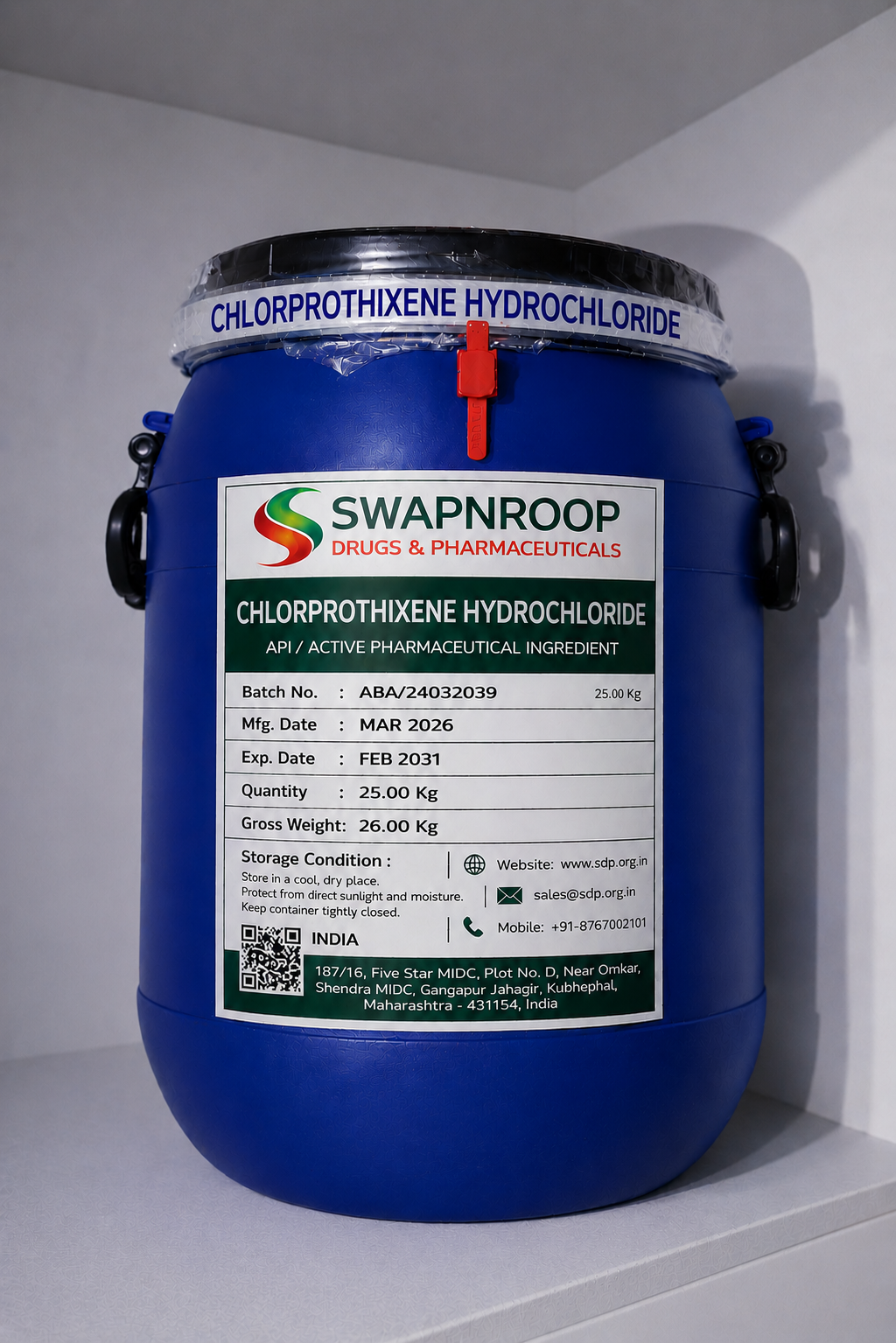 Chlorprothixene Hydrochloride API