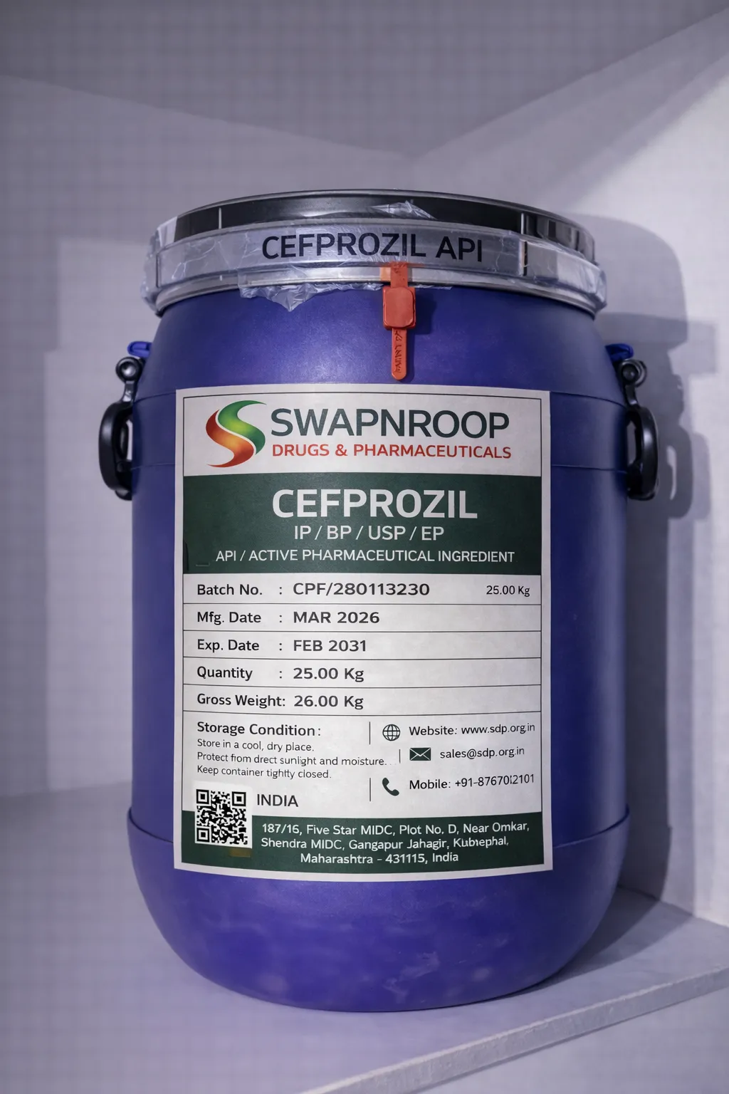 Cefprozil API (IP/BP/EP/USP)