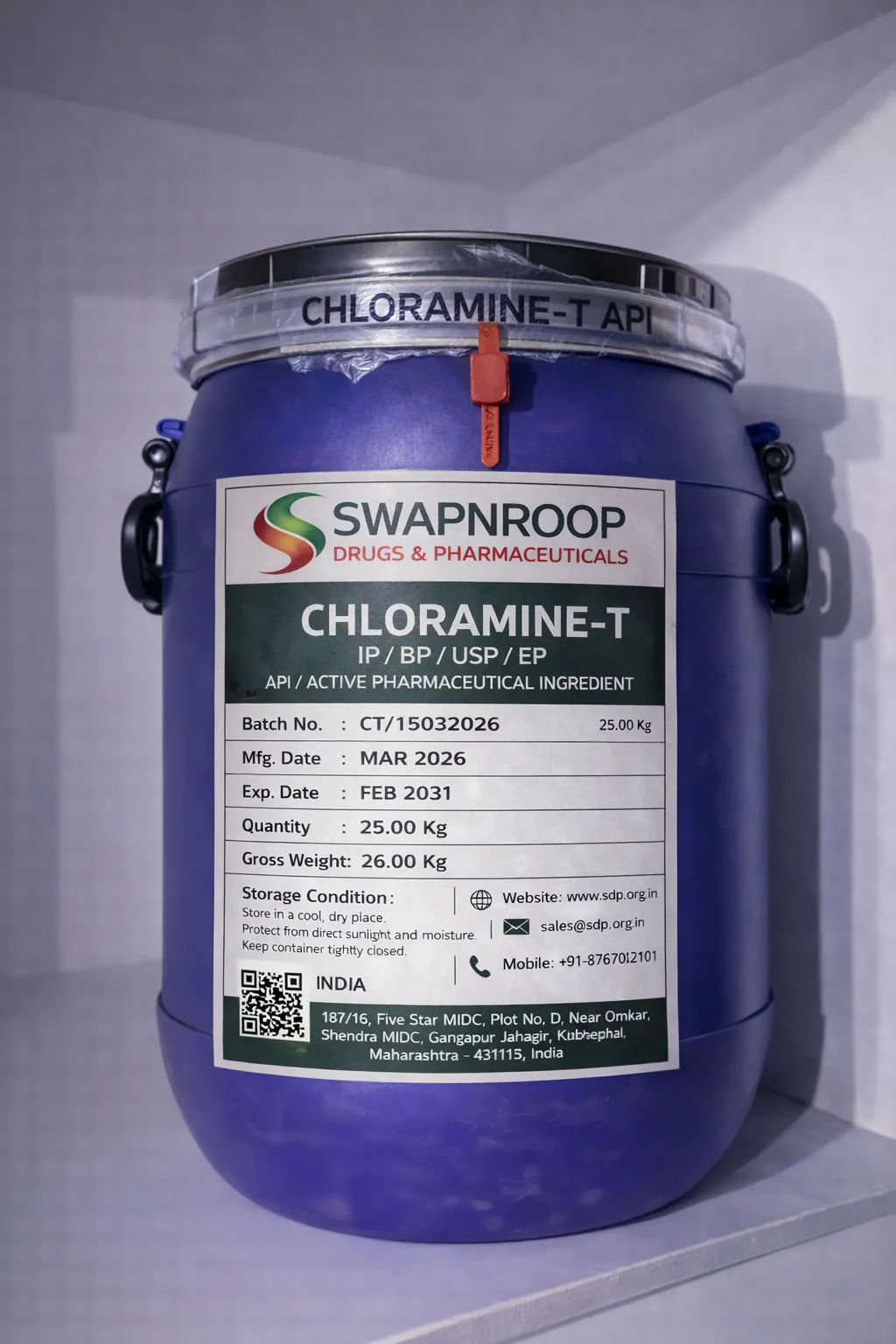 Chloramine-T API (IP/BP/EP/USP)