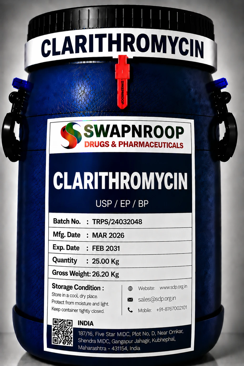 Clarithromycin API Manufacturer India