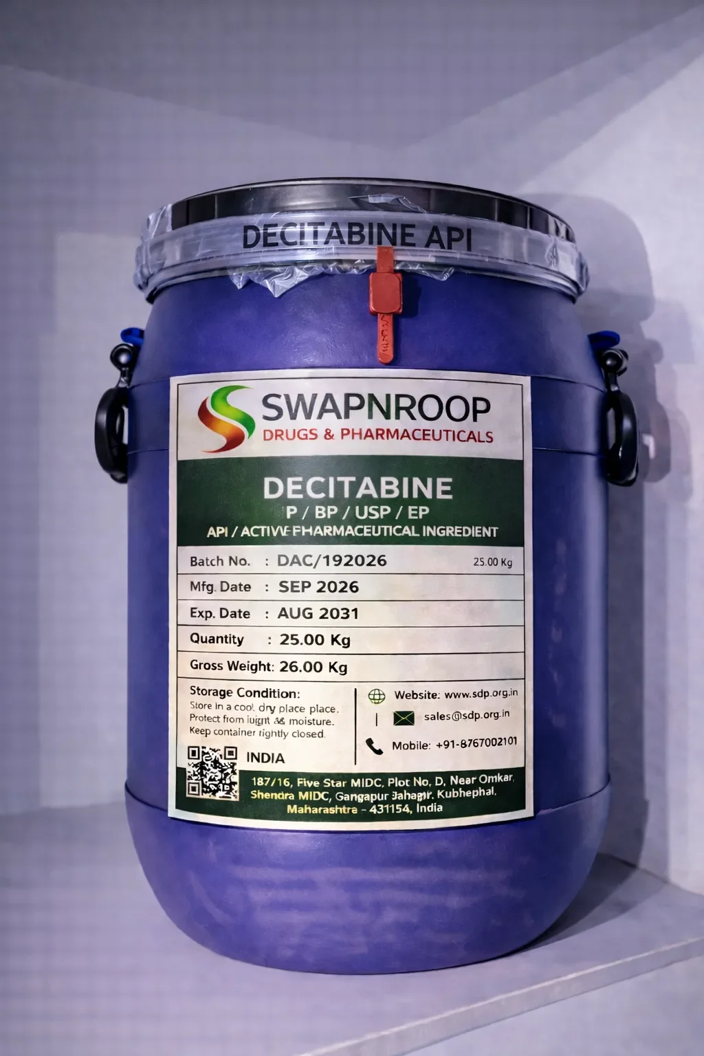 Decitabine API Manufacturer in Maharashtra India
