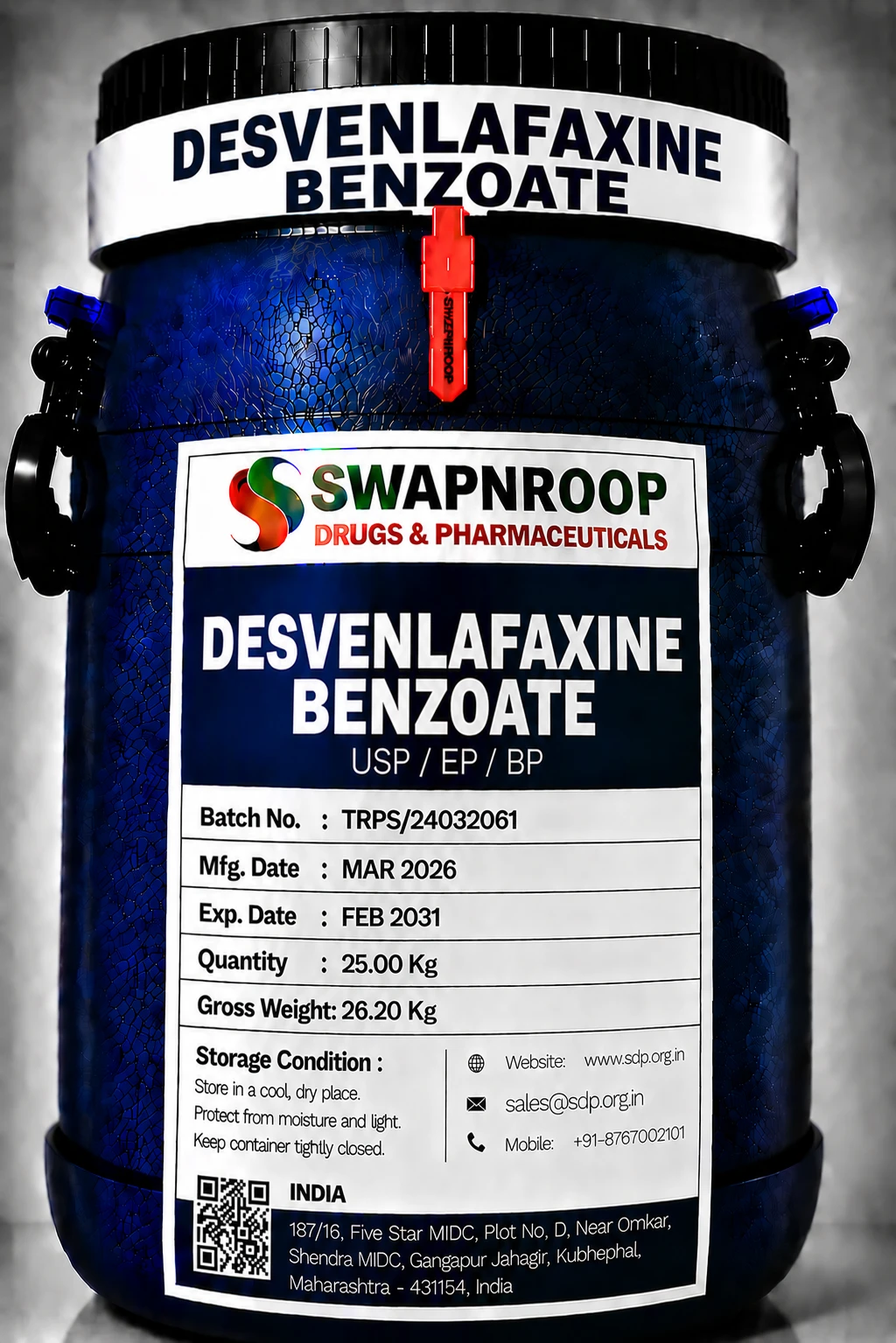 Desvenlafaxine Benzoate API Manufacturer India