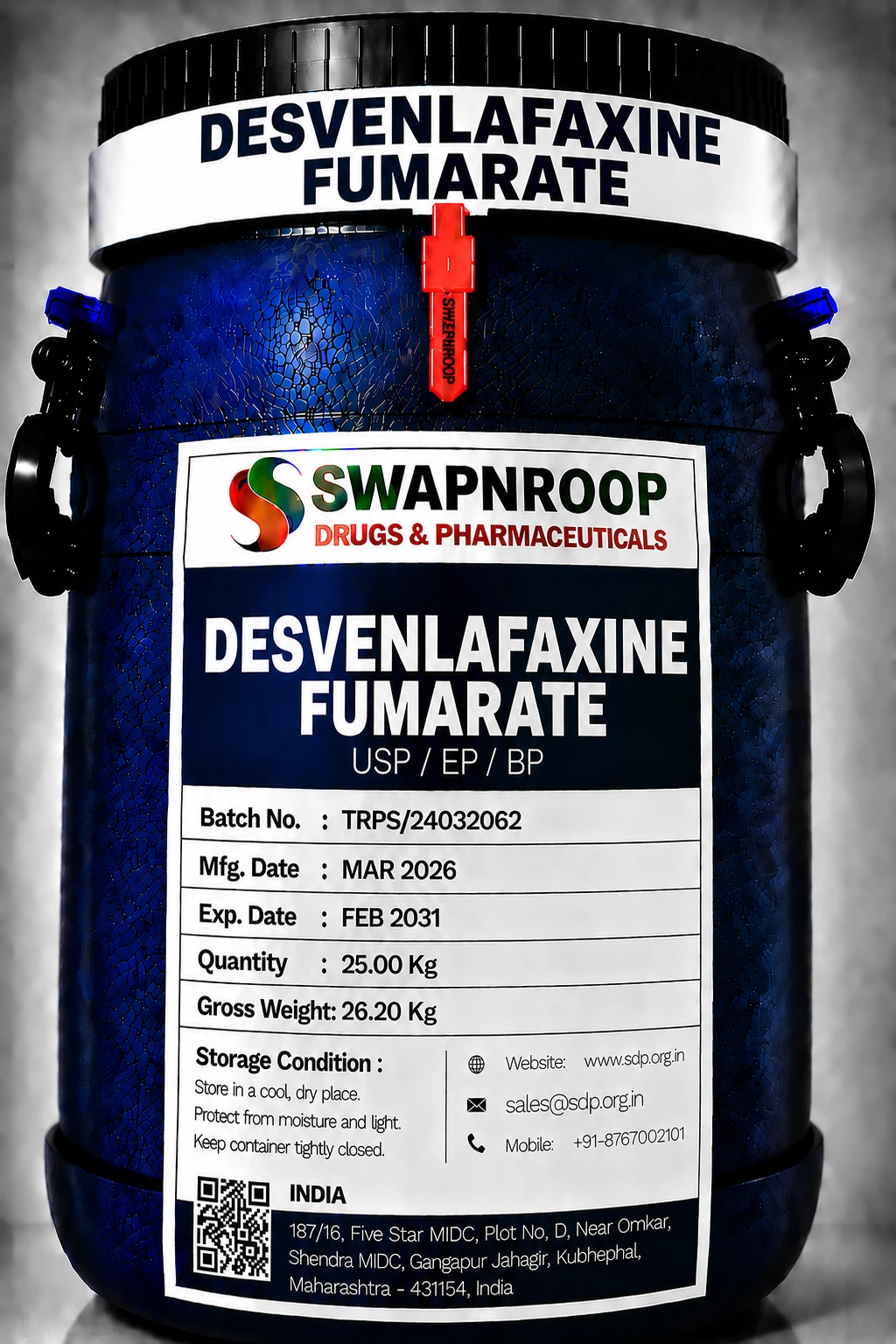 Desvenlafaxine Fumarate API Manufacturer India