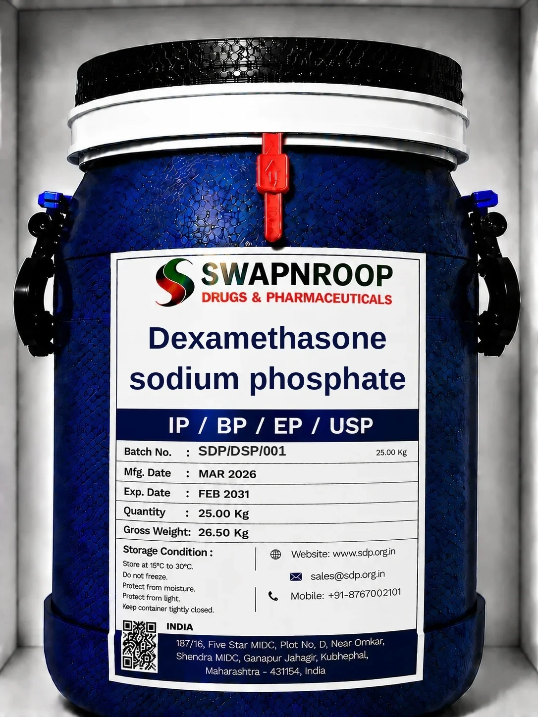 Dexamethasone Sodium Phosphate API Manufacturer India