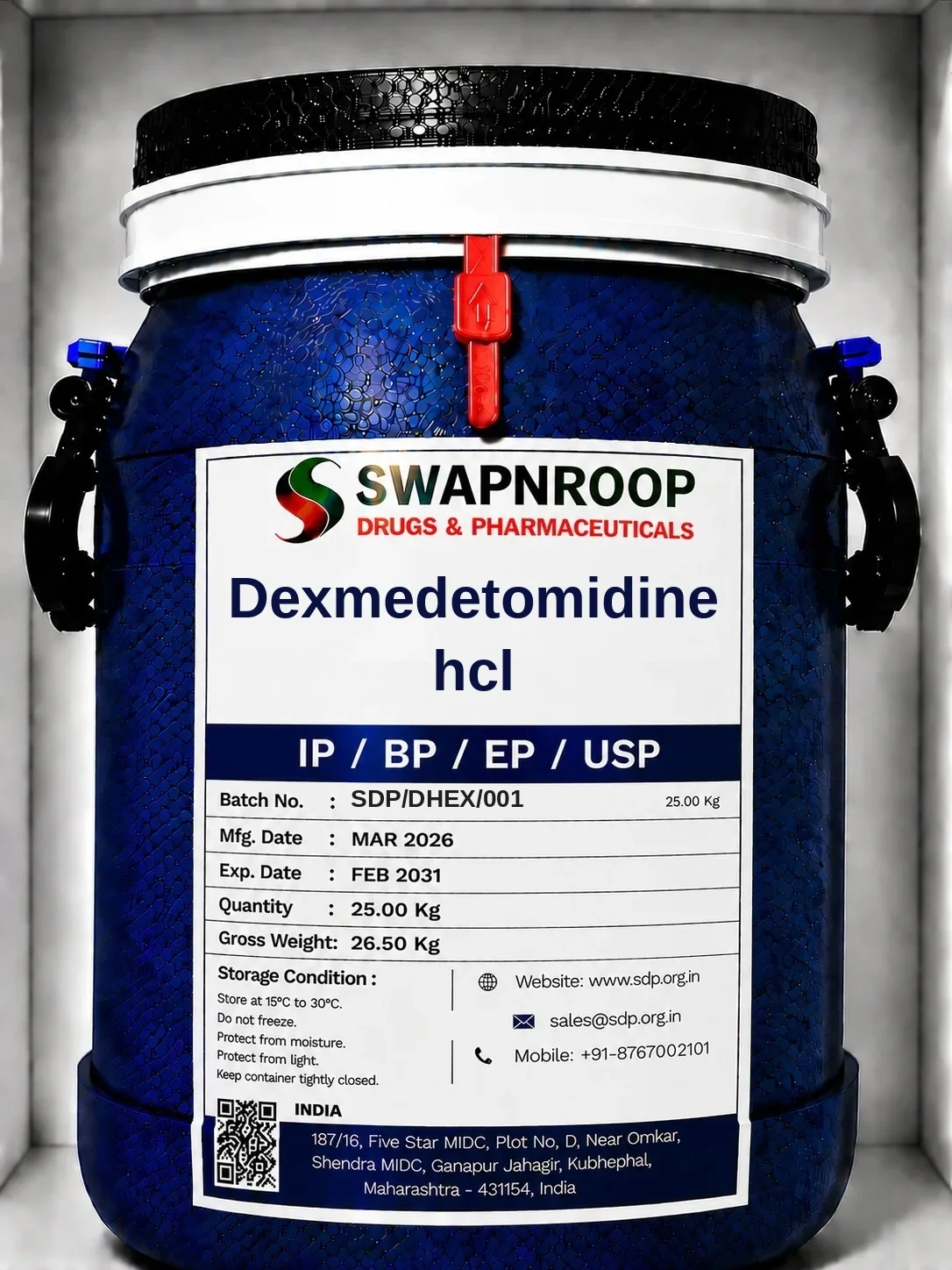 Dexmedetomidine Hcl API Manufacturer India