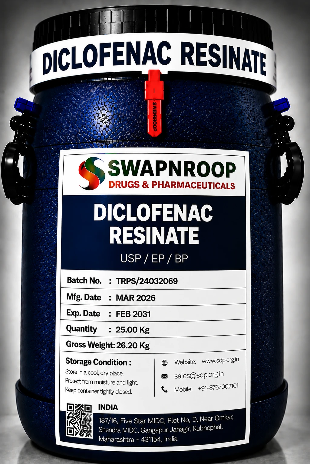 Diclofenac Resinate API Manufacturer India