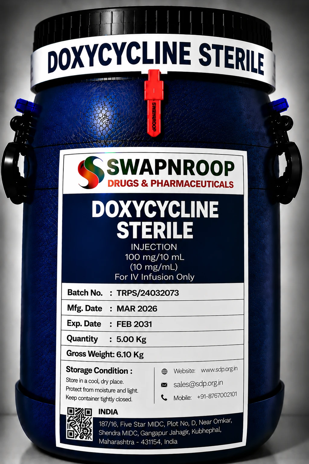 Doxycycline Sterile API Manufacturer India
