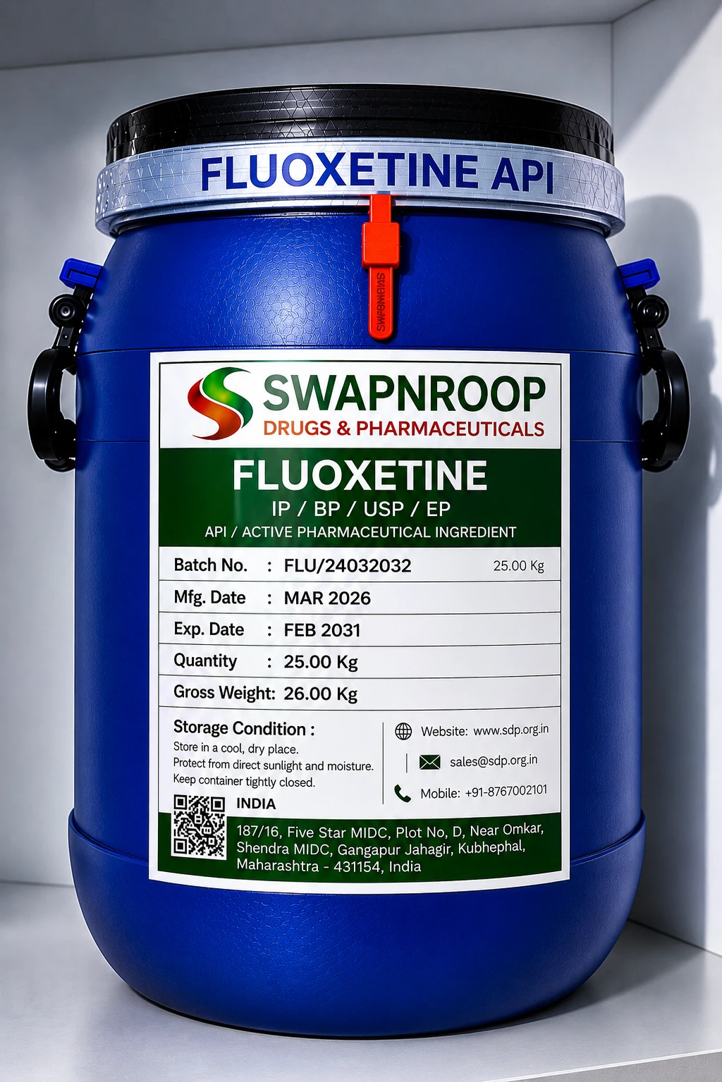 Fluoxetine API Manufacturer India