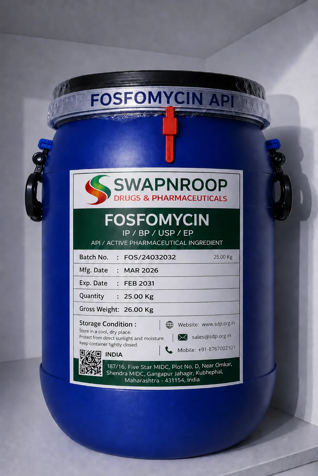 Fosfomycin API