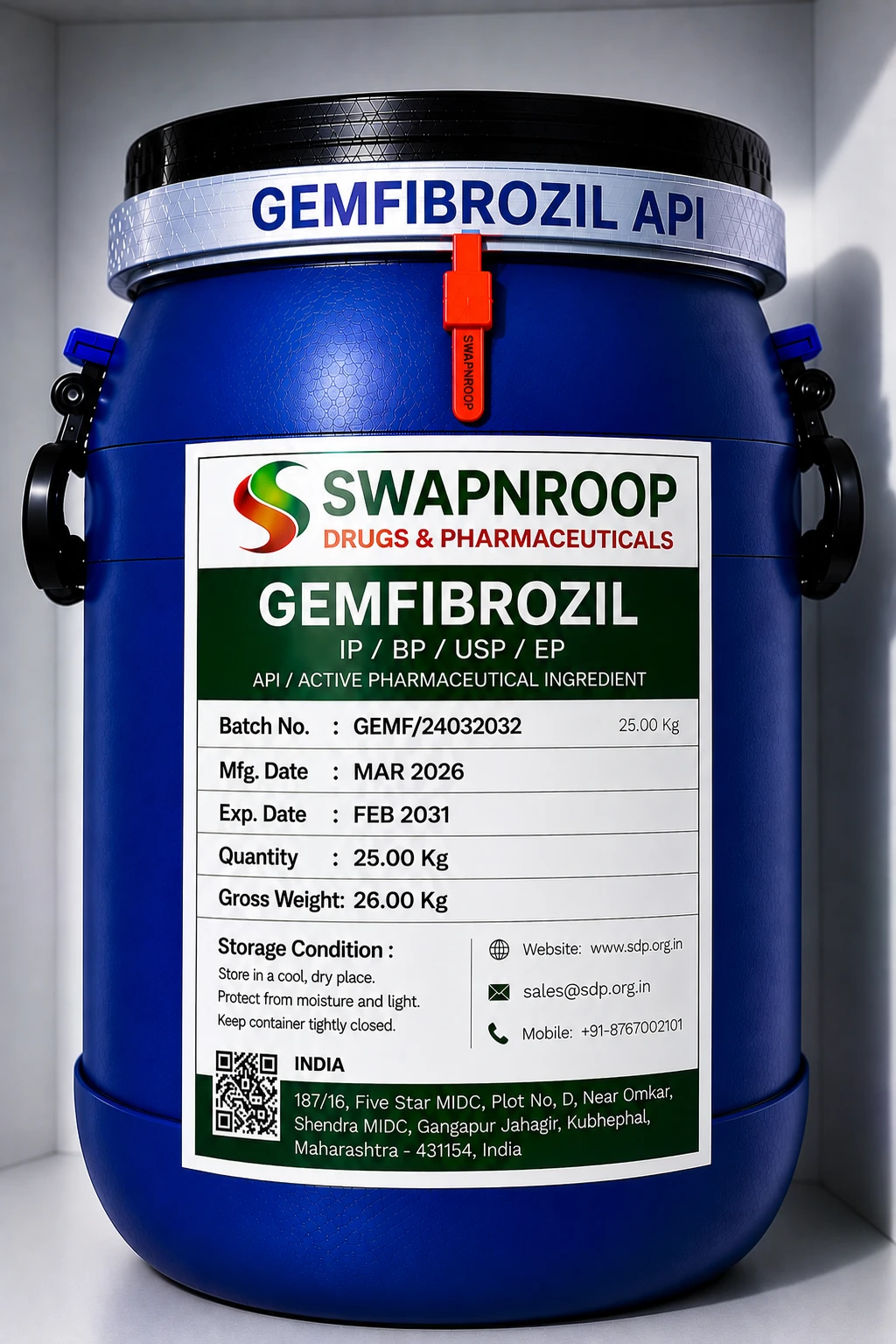 Gemfibrozil API