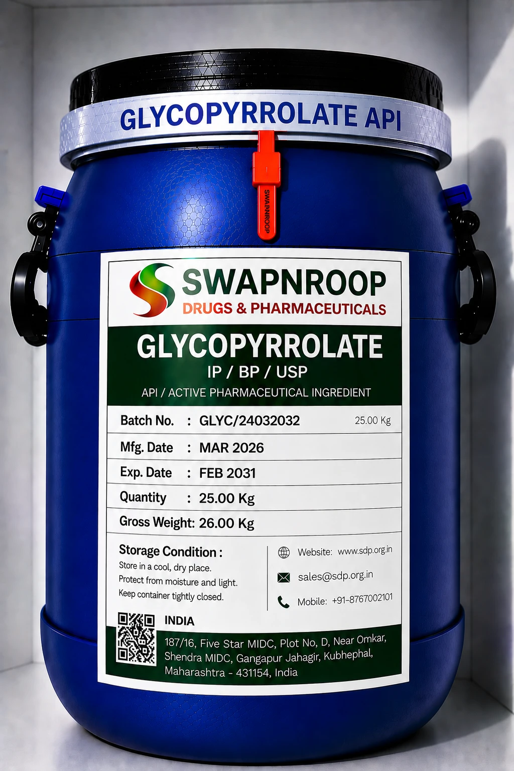 Glycopyrrolate API