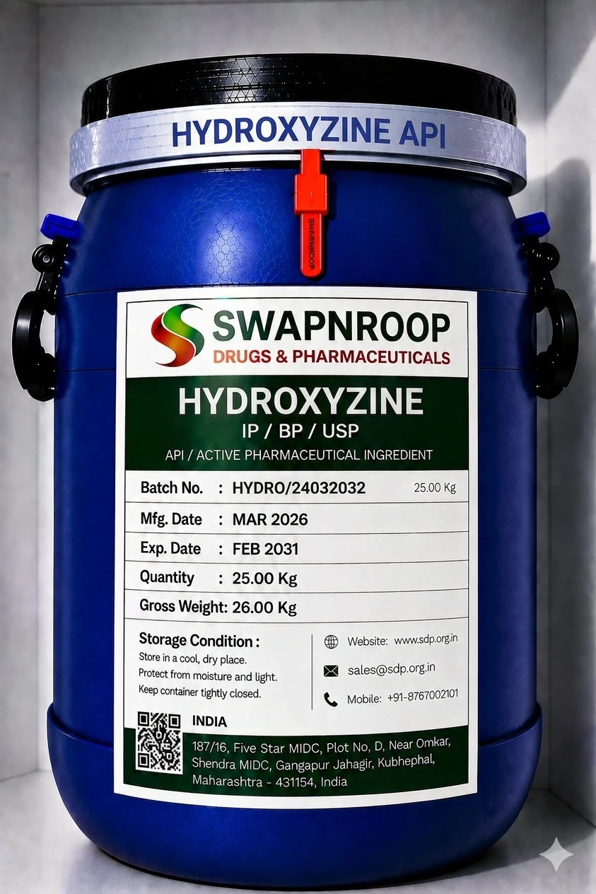 Hydroxyzine API