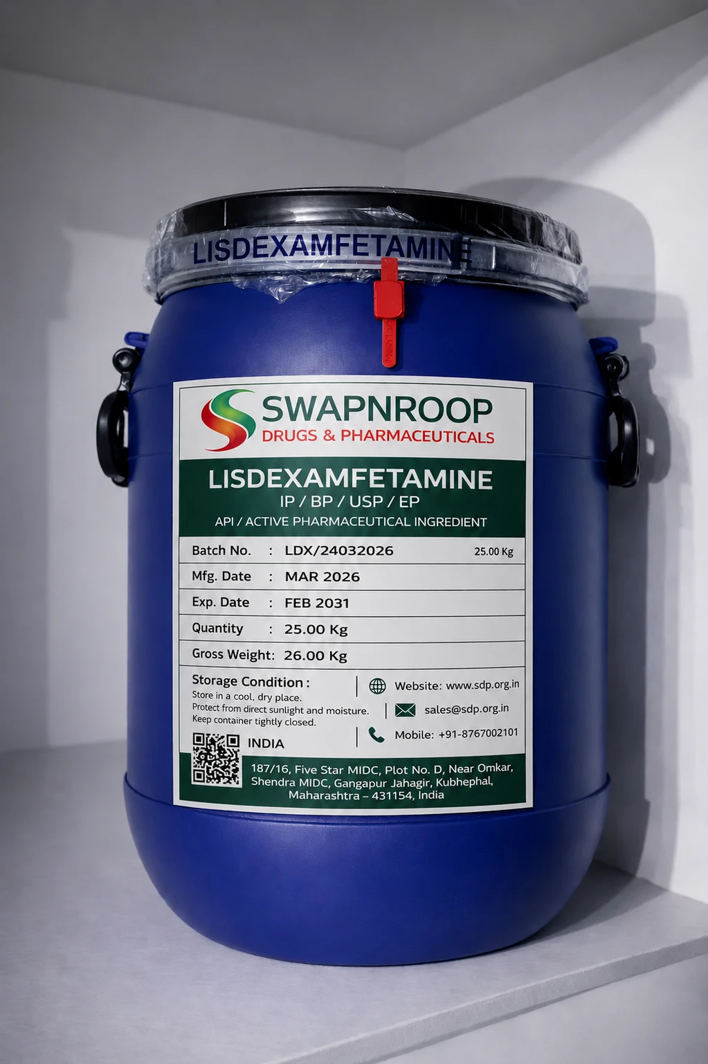 Lisdexamfetamine API