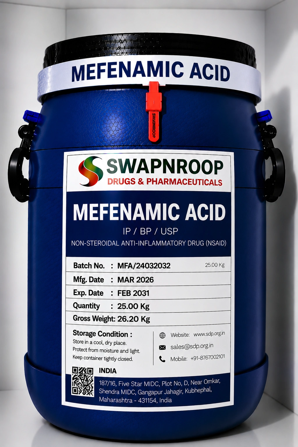 Mefenamic acid API