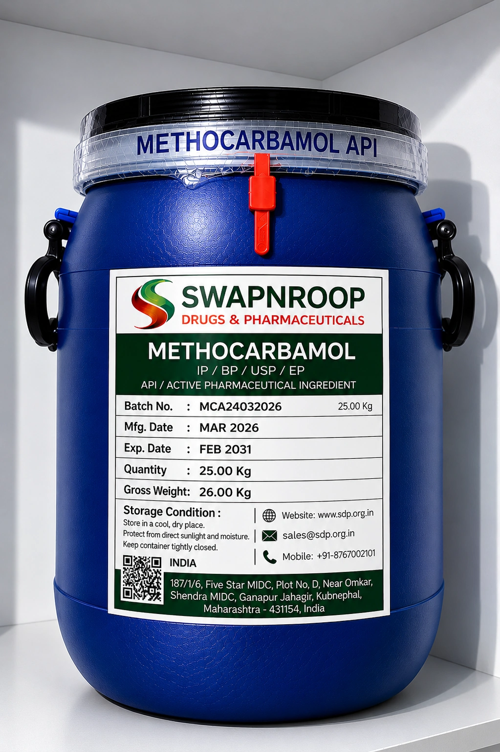 Methocarbamol API Manufacturer India