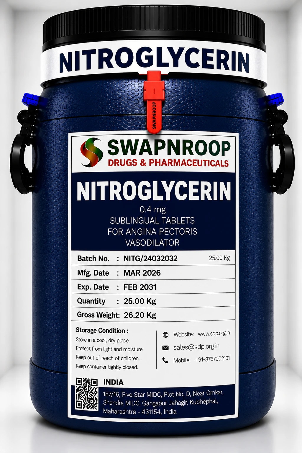 Nitroglycerin API