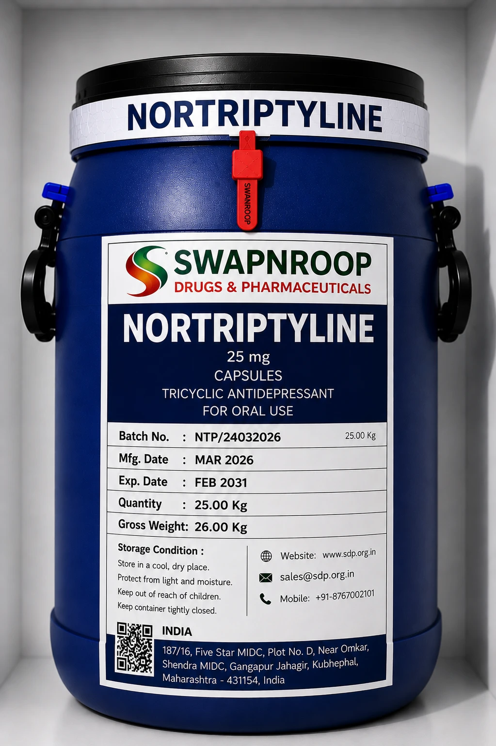 Nortriptyline API