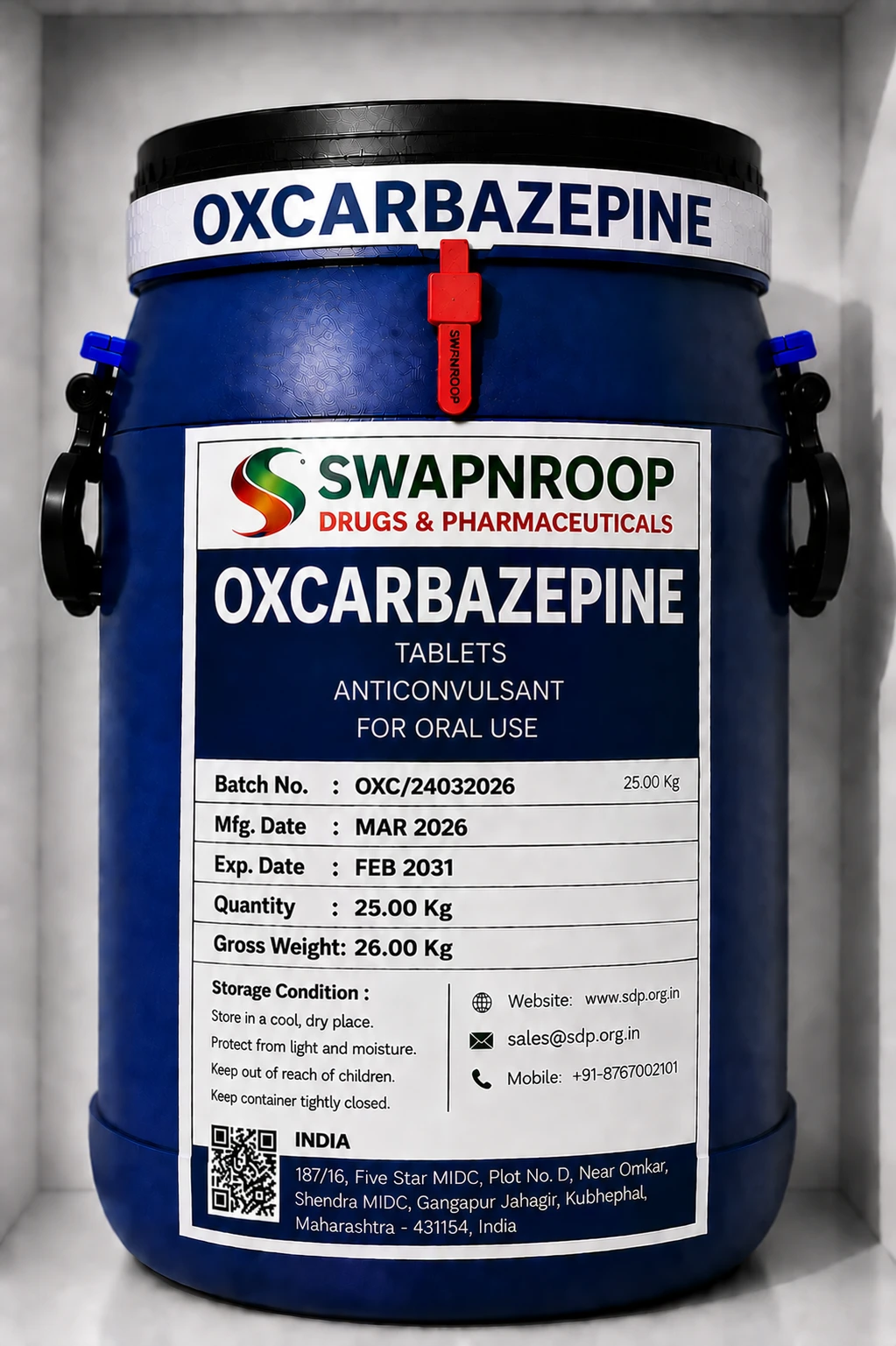 Oxcarbazepine API