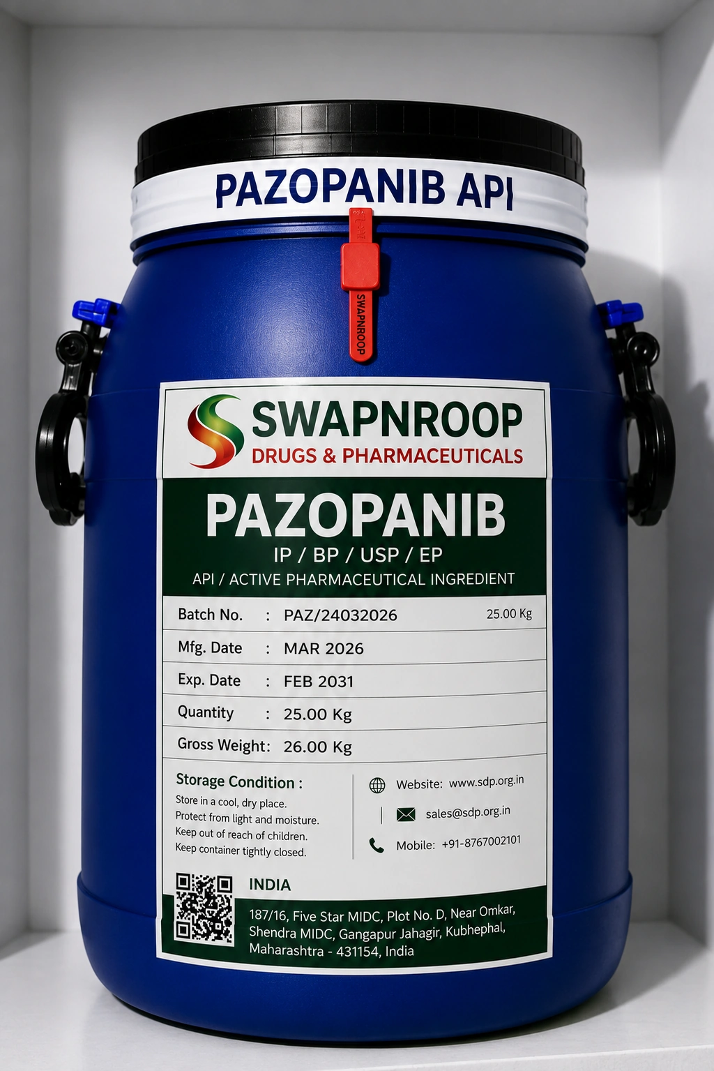 Pazopanib API