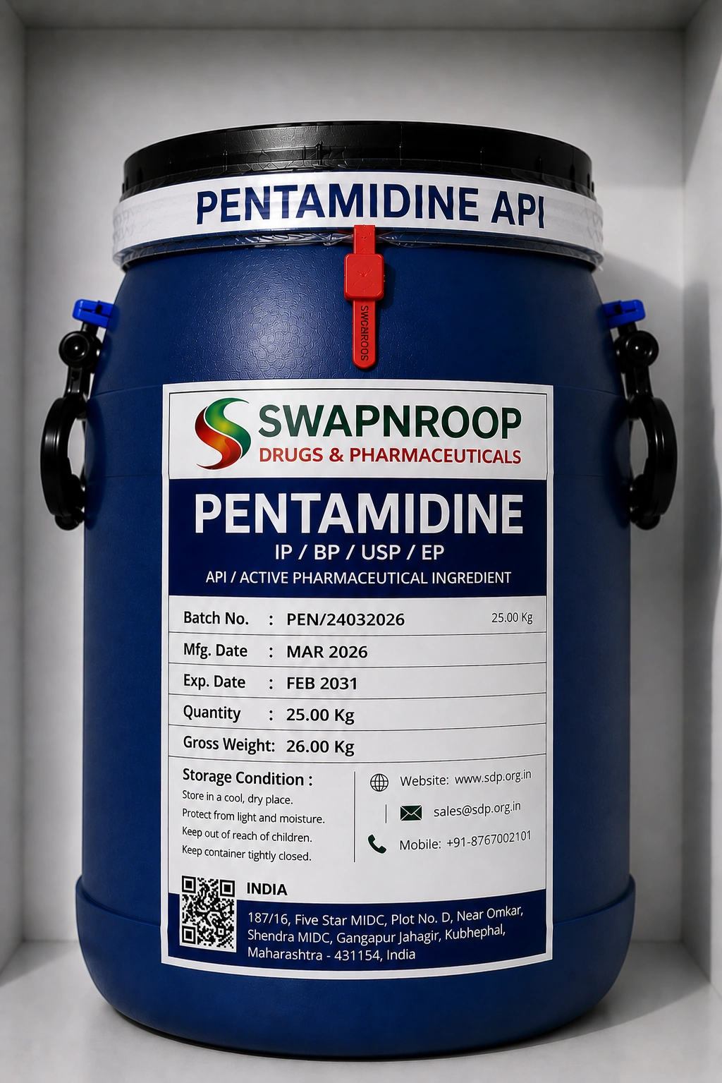 Pentamidine API