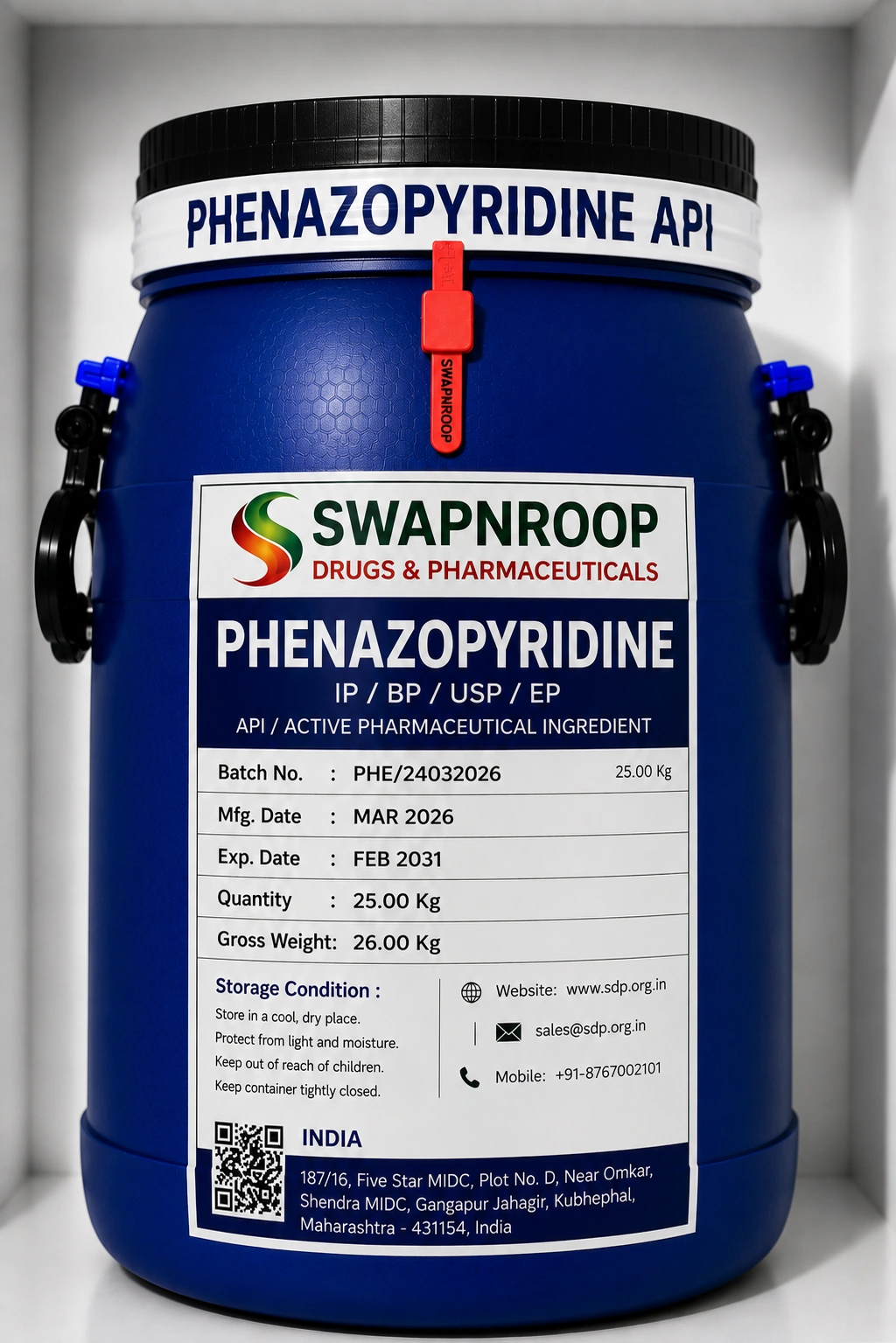 Phenazopyridine API