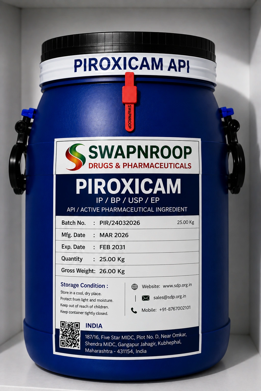 Piroxicam API
