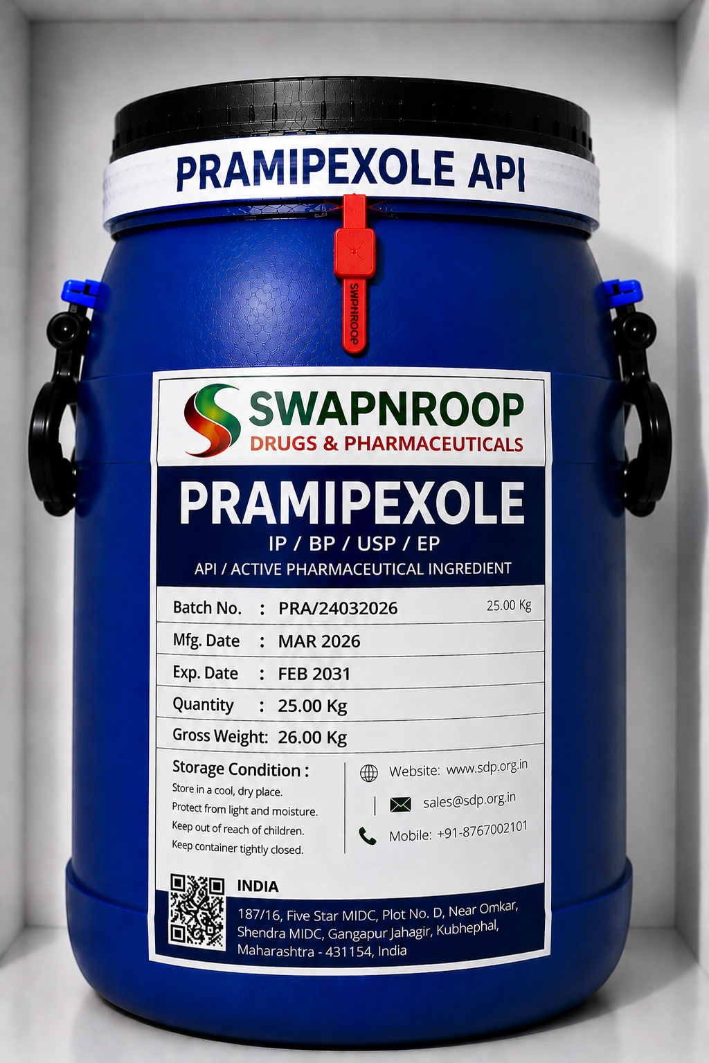 Pramipexole API