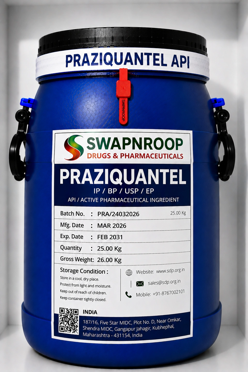 Praziquantel API