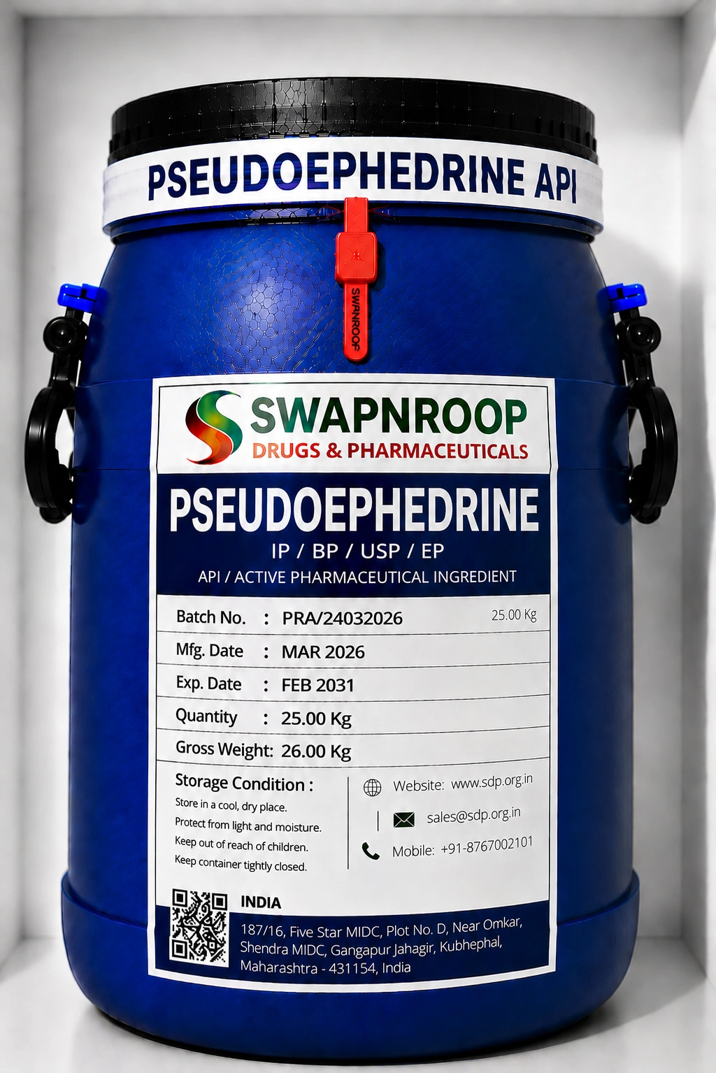 Pseudoephedrine API
