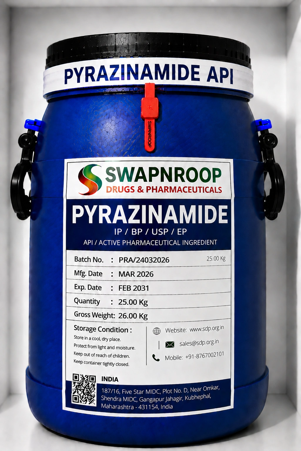 Pyrazinamide API