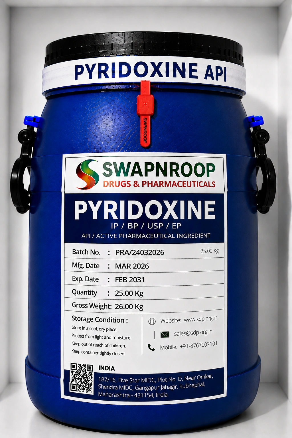 Pyridoxine API