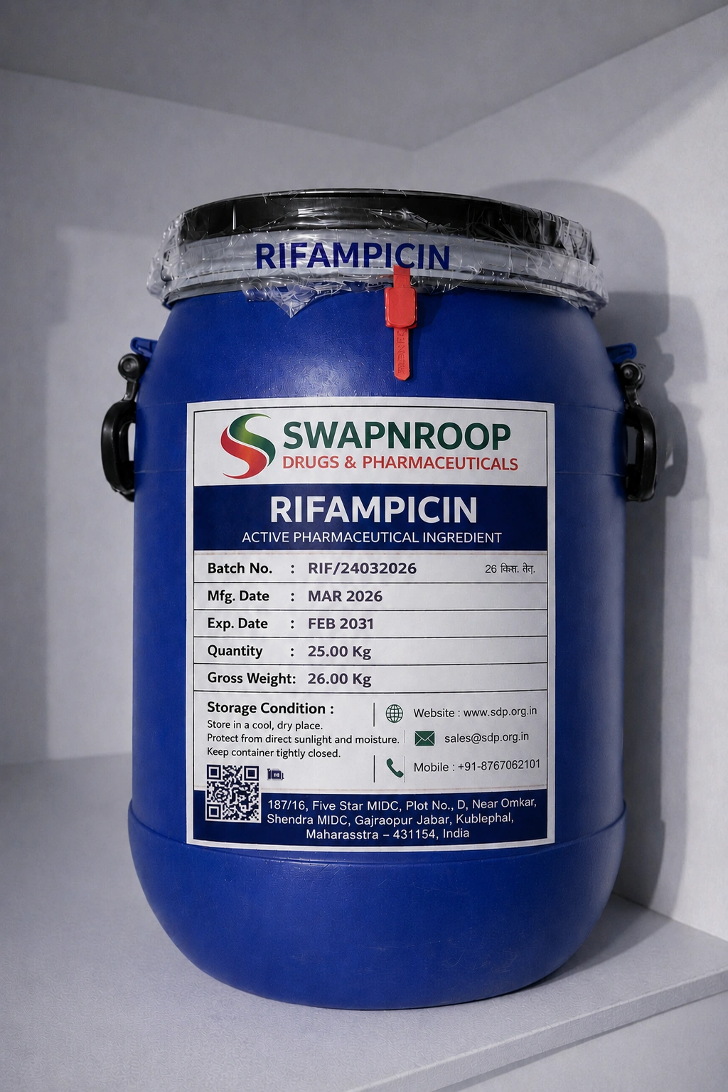 Rifampicin API Manufacturer in Maharashtra India