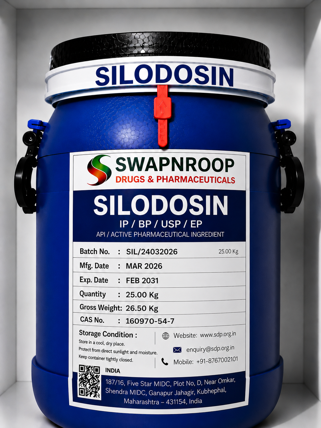 Silodosin API Manufacturer India