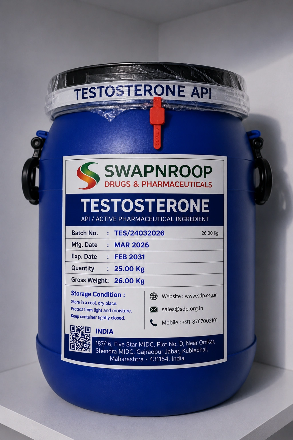 Testosterone API