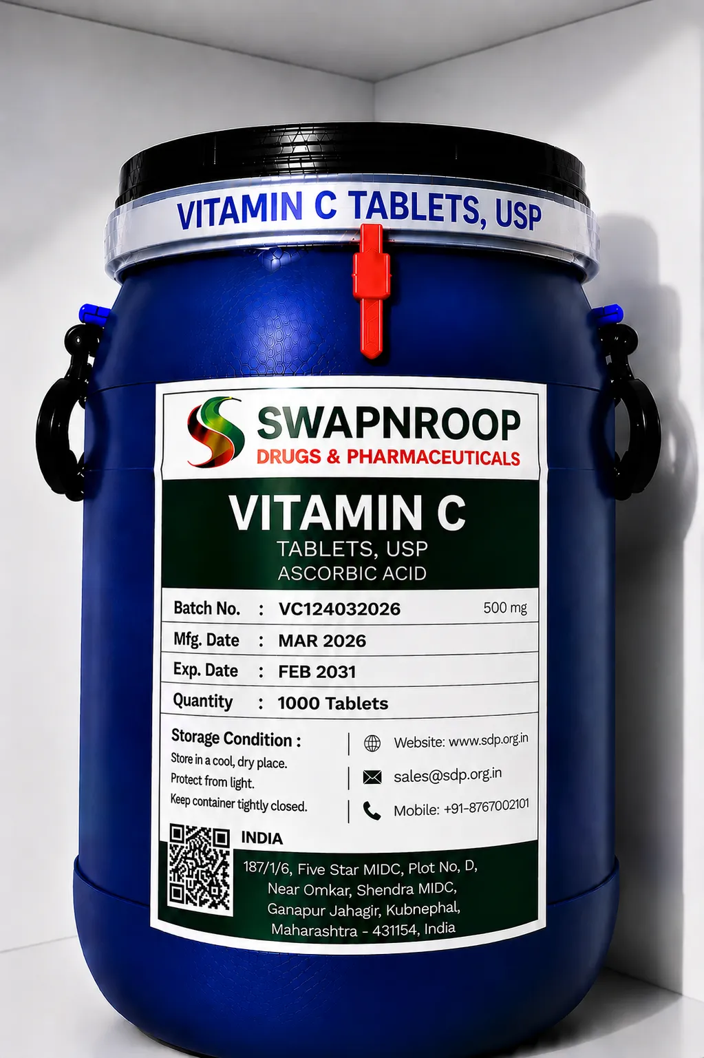 Vitamin C API Manufacturer India