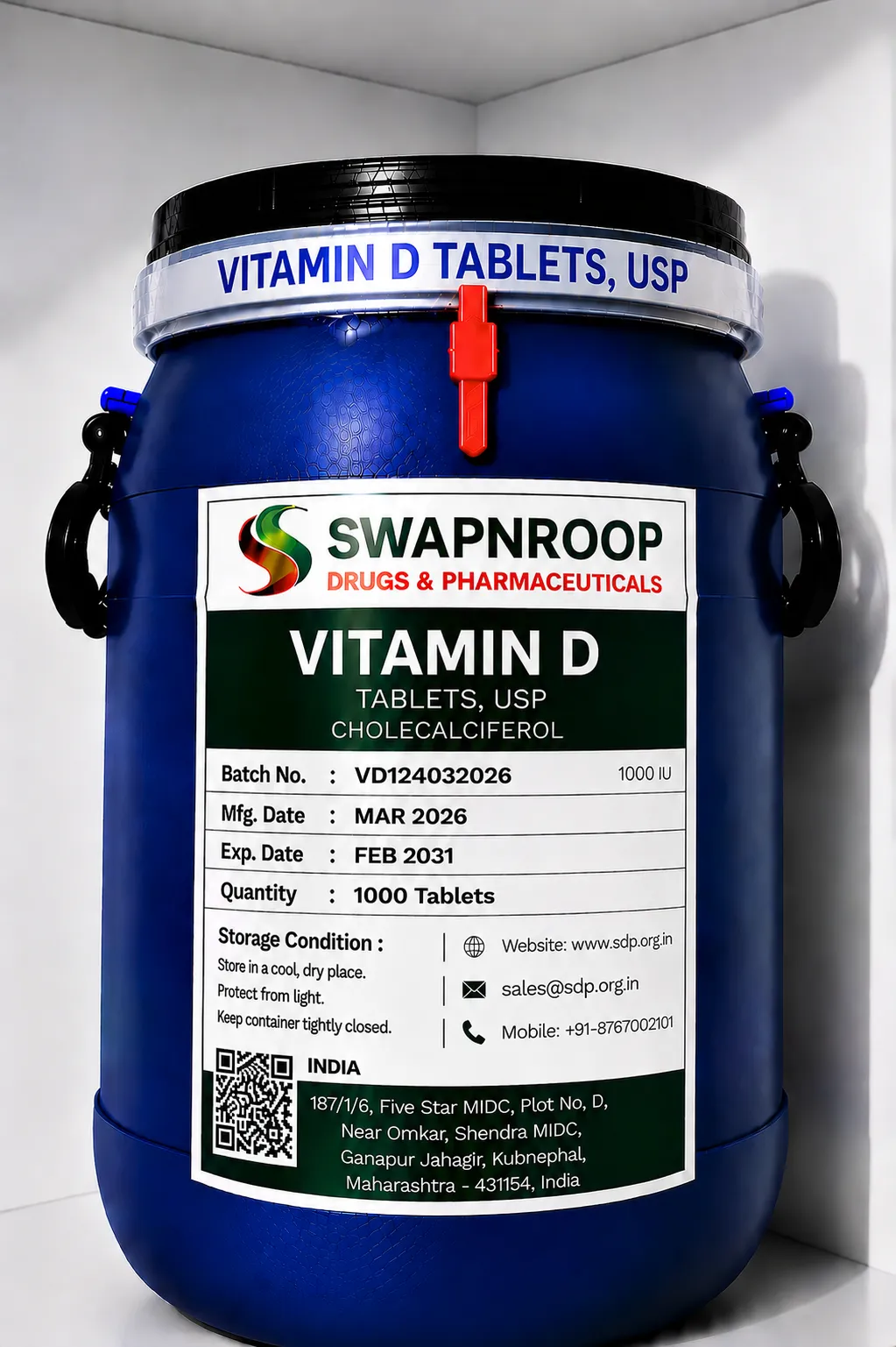 Vitamin D API Manufacturer India