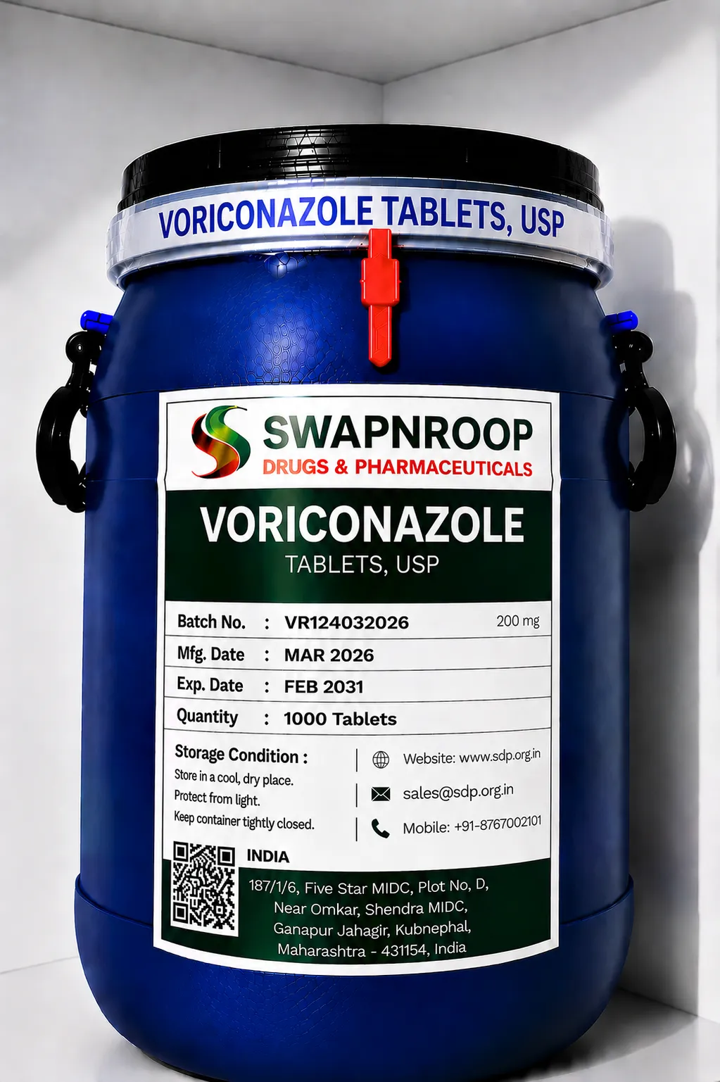 Voriconazole API Manufacturer India