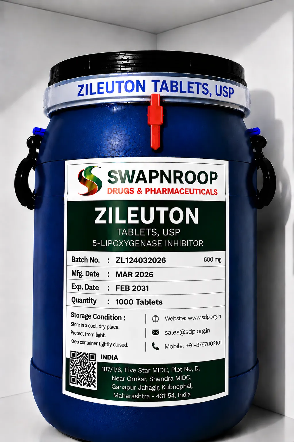 Zileuton API Manufacturer India