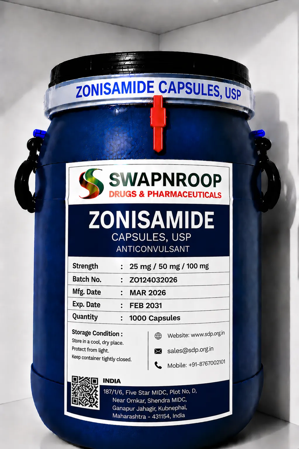 Zonisamide API Manufacturer India