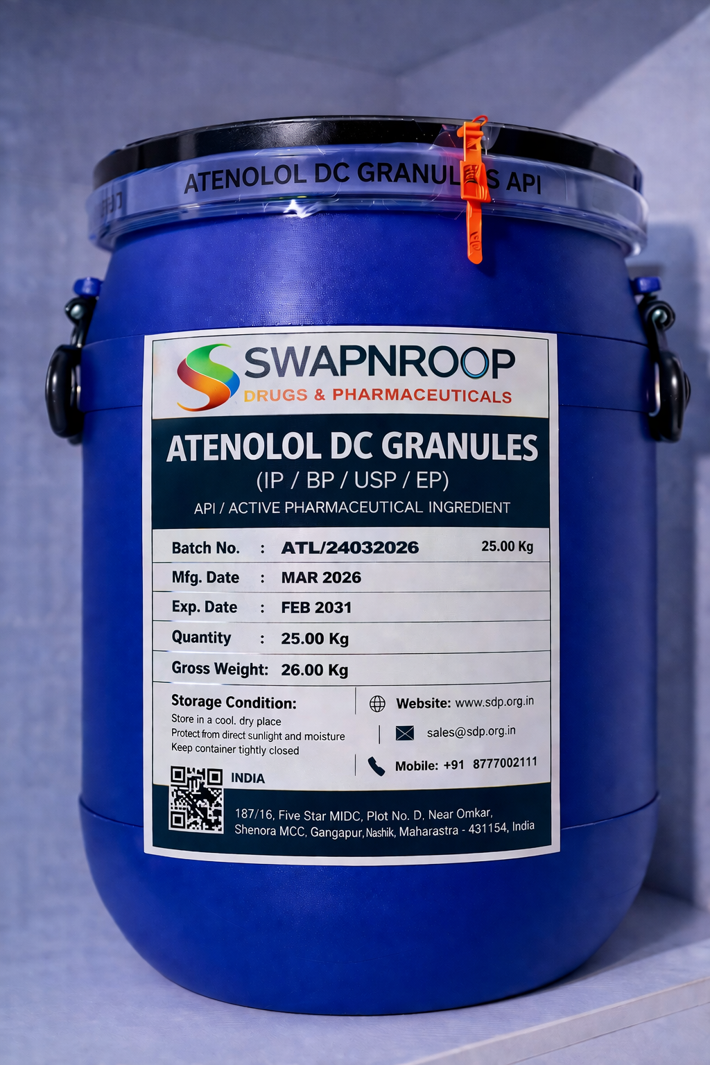 Atenolol DC Granules