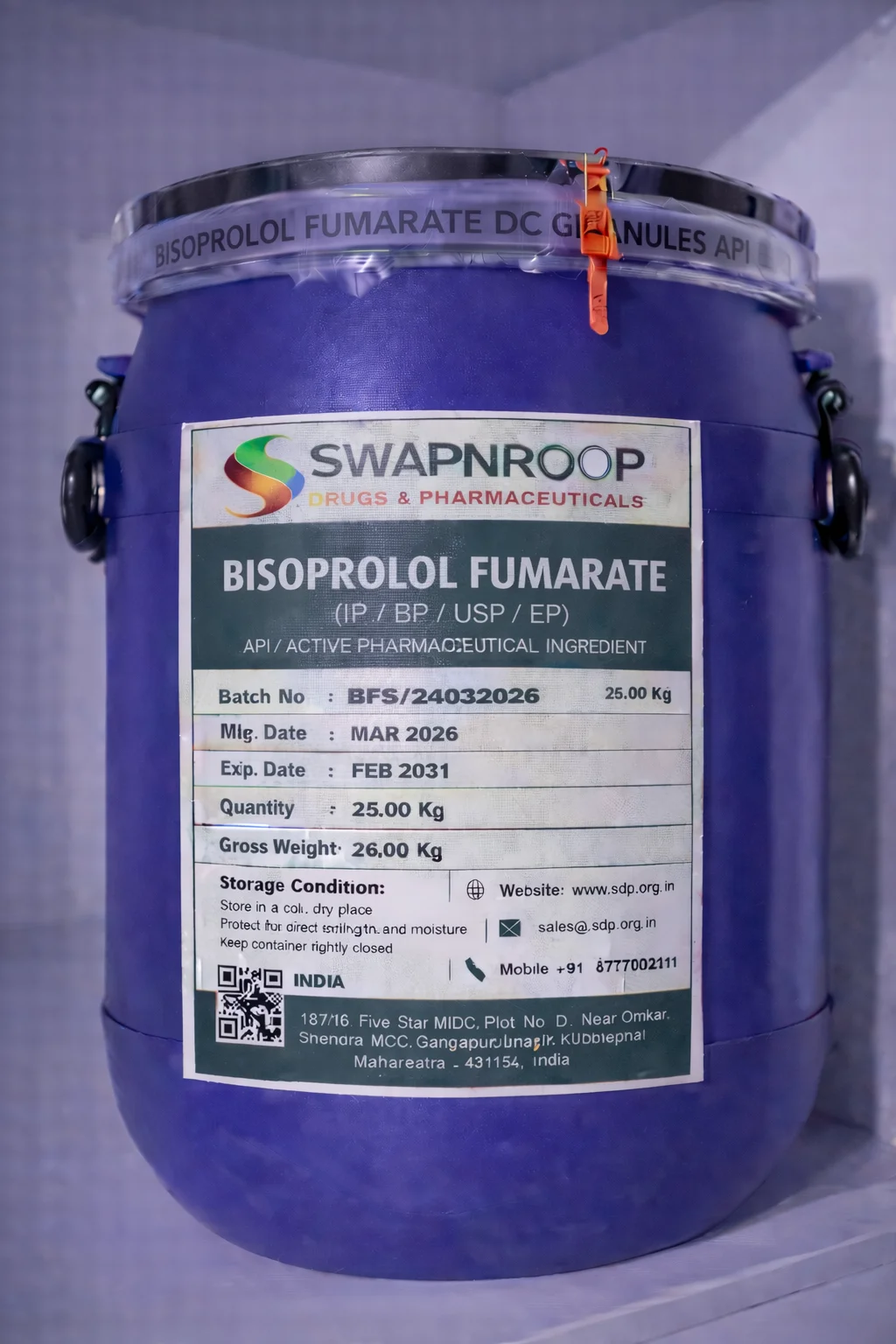 Bisoprolol Fumarate DC Granules