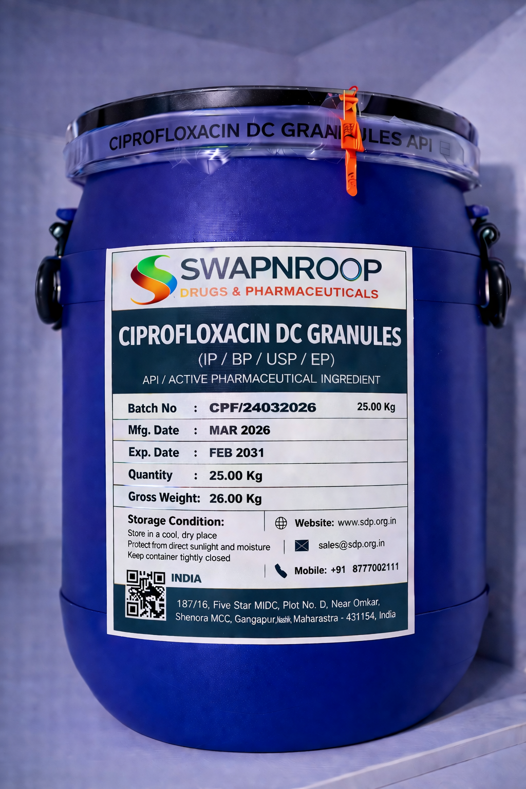 Ciprofloxacin DC Granules