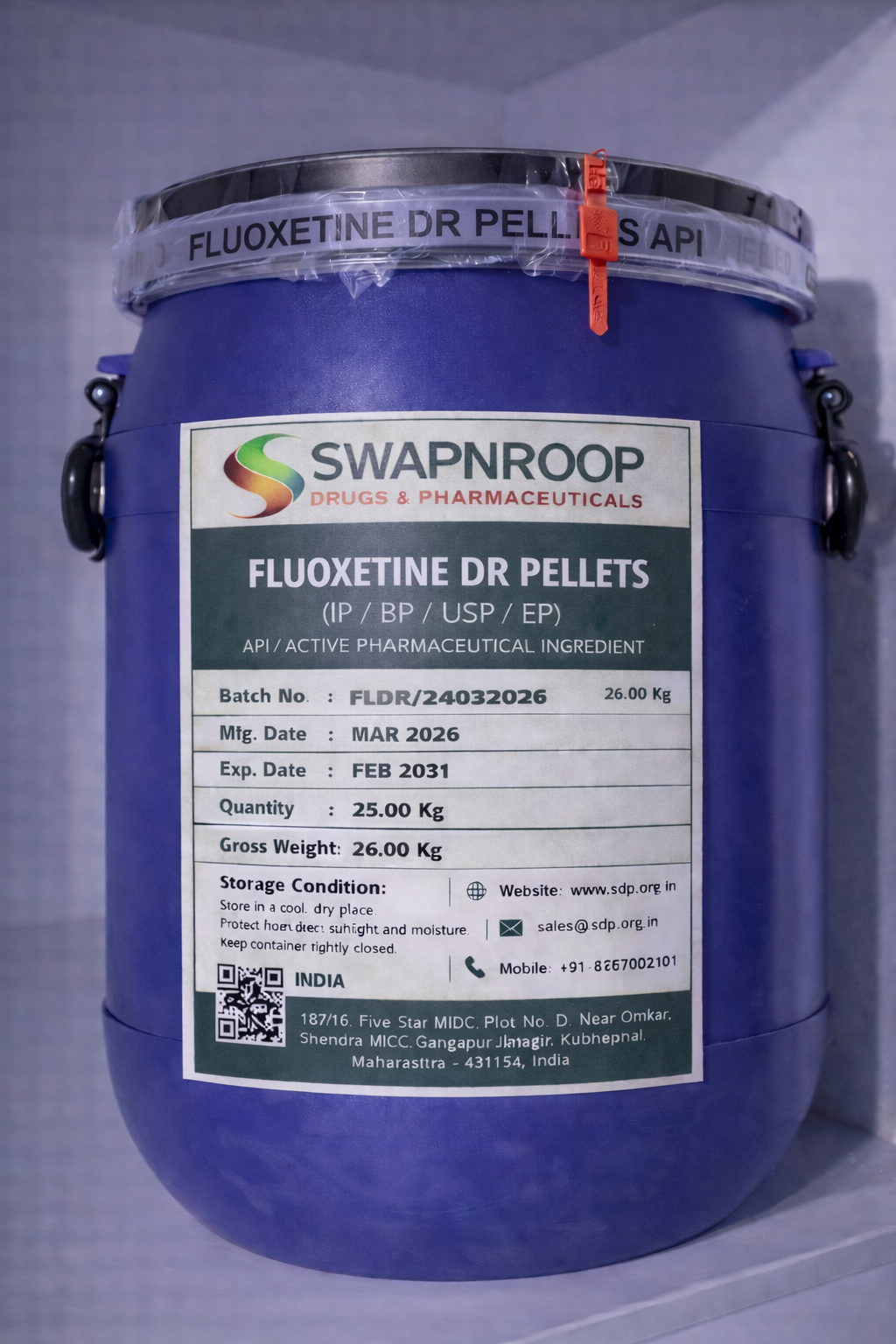 Fluoxetine DR Pellets